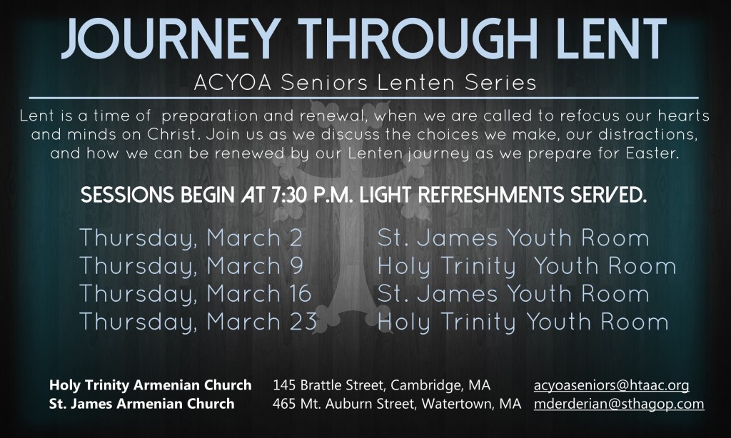 ACYOA Lenten Series 2017