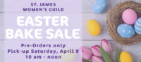 Easter Bake Sale – Pre-Order Only
