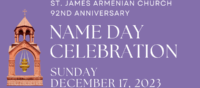 92nd Anniversary Name Day Celebration