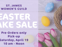 Easter Bake Sale